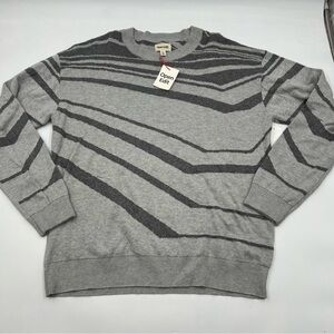 Men’s‎ Nordstrom Open Edit grey knit sweater size XL. NWT retail $69